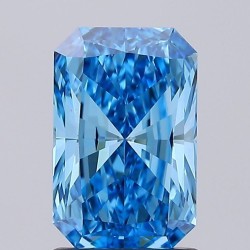 Diament laboratoryjny o barwie fantazyjnej radiant, 1.52ct, VVS2, Fancy Vivid Blue, IGI LG733596597
