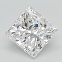Diament laboratoryjny szlif princess, 2.57ct, VVS2, D, IGI LG654485618