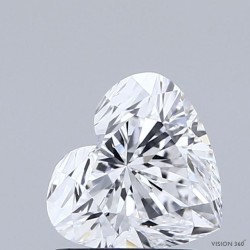 Diament laboratoryjny serce, 1.17ct, VVS2, D, IGI LG715554359