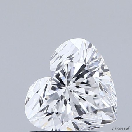 Diament laboratoryjny serce, 1.17ct, VVS2, D, IGI LG715554359