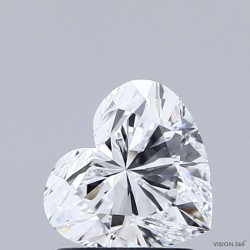 Diament laboratoryjny serce, 1.18ct, VVS2, D, IGI LG713595002