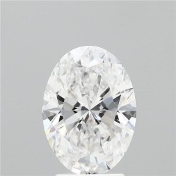 Diament laboratoryjny szlif owalny, 3ct, VVS2, D, IGI LG747507816