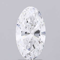 Diament laboratoryjny szlif owalny, 2ct, VVS2, D, IGI LG739550496