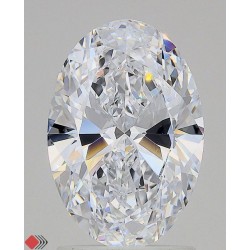 Diament laboratoryjny szlif owalny, 2ct, VVS1, D, IGI LG735572597