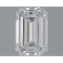 Diament szlif szmaragdowy, 0.53ct, VS1, F, GIA 7531019843
