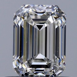 Diament szlif szmaragdowy, 0.51ct, VS2, G, GIA 1528070026