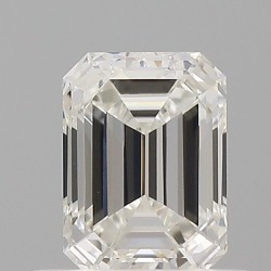 Diament szlif szmaragdowy, 0.5ct, VVS1, G, GIA 7543005114