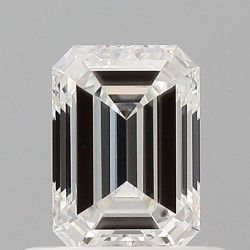 Diament szlif szmaragdowy, 0.52ct, VS1, F, GIA 2544231528