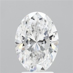 Diament laboratoryjny szlif owalny, 3ct, VVS2, D, IGI LG741529703