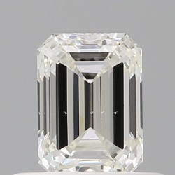 Diament szlif szmaragdowy, 0.5ct, SI1, H, GIA 5546232205