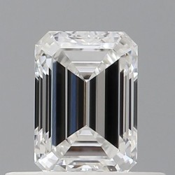Diament szlif szmaragdowy, 0.5ct, VVS2, E, GIA 1543232359