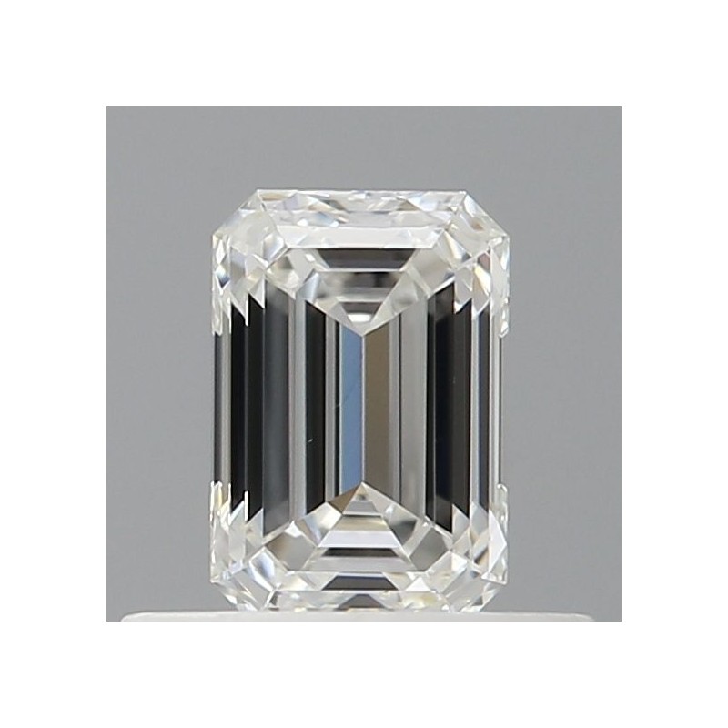 Diament szlif szmaragdowy, 0.5ct, VVS2, H, GIA 7542233368