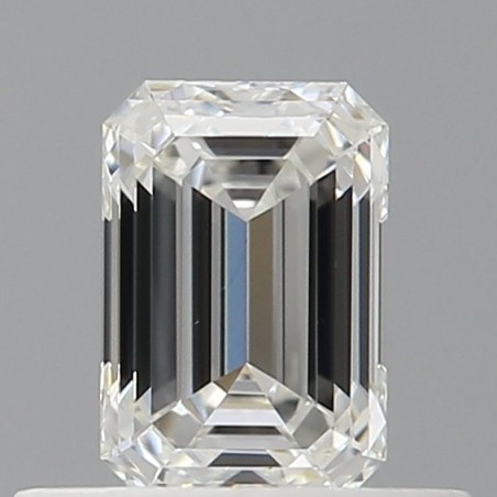 Diament szlif szmaragdowy, 0.5ct, VVS2, H, GIA 7542233368