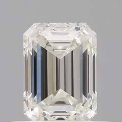Diament szlif szmaragdowy, 0.5ct, VS1, H, GIA 1548232337