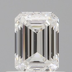 Diament szlif szmaragdowy, 0.5ct, VS1, F, GIA 1547231818