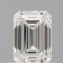 Diament szlif szmaragdowy, 0.52ct, VVS2, H, GIA 3545233035