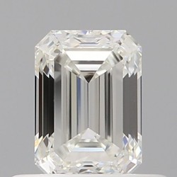Diament szlif szmaragdowy, 0.5ct, VVS2, H, GIA 1548232387