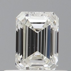 Diament szlif szmaragdowy, 0.54ct, VVS2, G, GIA 2546233413
