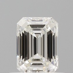Diament szlif szmaragdowy, 0.51ct, VVS2, G, GIA 7546232079
