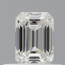 Diament szlif szmaragdowy, 0.51ct, VS2, H, GIA 2544232476