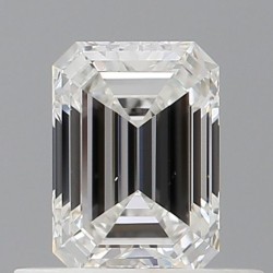 Diament szlif szmaragdowy, 0.54ct, VS2, F, GIA 5543232367