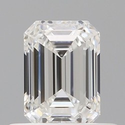 Diament szlif szmaragdowy, 0.5ct, VVS1, F, GIA 2544231867