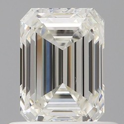 Diament szlif szmaragdowy, 0.7ct, VS1, I, GIA 1548232985