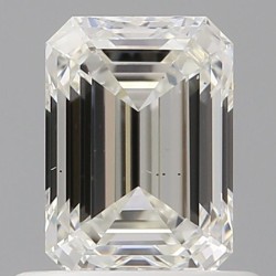 Diament szlif szmaragdowy, 0.7ct, VS2, H, GIA 7541231934
