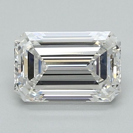 Diament laboratoryjny szlif szmaragdowy, 1.42ct, VVS2, E, IGI LG712562566