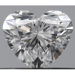 Diament serce, 0.34ct, VS2, F, GIA 2547162563