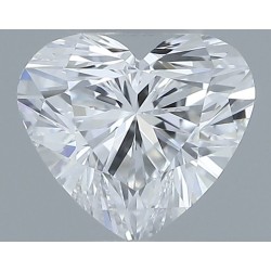 Diament serce, 0.35ct, VVS1, D, GIA 6512861750