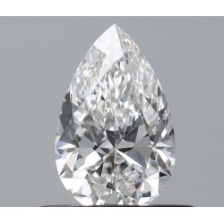 Diament szlif gruszkowy, 0.42ct, VS2, E, GIA 6542165552