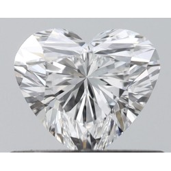 Diament serce, 0.42ct, VVS2, E, GIA 7522771599
