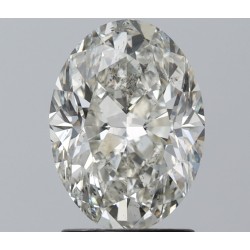 Diament szlif owalny, 2ct, SI1, H, IGI 737595192
