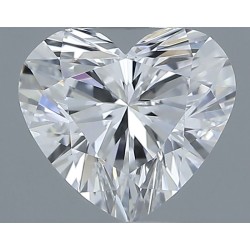 Diament serce, 0.5ct, VS1, F, GIA 7531872002