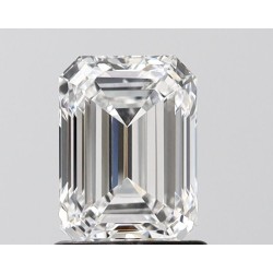 Diament laboratoryjny szlif szmaragdowy, 1.37ct, VVS2, D, IGI LG700556197