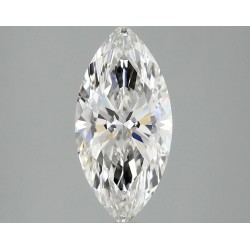 Diament laboratoryjny markiza, 2.08ct, VVS2, F, IGI LG750595221