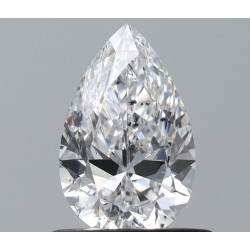 Diament szlif gruszkowy, 0.61ct, SI2, D, GIA 3545198006