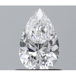 Diament szlif gruszkowy, 0.61ct, VVS2, D, GIA 1548135435