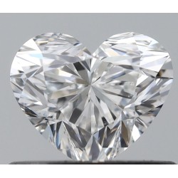 Diament serce, 0.5ct, SI1, F, GIA 1545207735