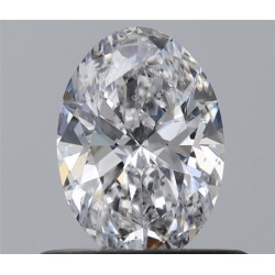 Diament szlif owalny, 0.52ct, SI2, D, GIA 1549198339