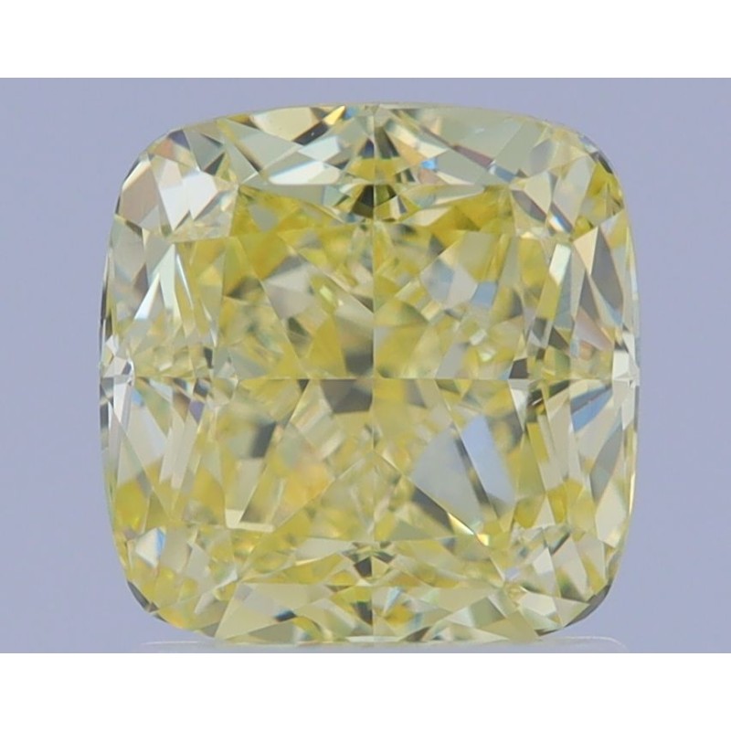 Diament o barwie fantazyjnej szlif poduszkowy brylantowy, 1.65ct, VVS1, Fancy  Yellow, GIA 5222982553
