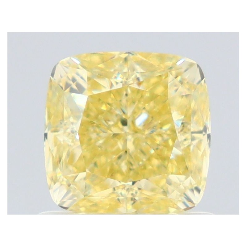 Diament o barwie fantazyjnej szlif poduszkowy modyfikowany, 1ct, VS1, Fancy Yellow, GIA 1519895783 Diament o barwie fantazyjnej szlif poduszkowy modyfikowany, 1ct, VS1, Fancy Yellow, GIA 1519895783