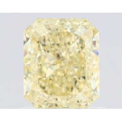 Diament o barwie fantazyjnej radiant, 1.01ct, VVS2, Fancy Light Yellow, GIA 7528358115