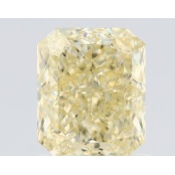 Diament o barwie fantazyjnej radiant, 1.28ct, VVS2, Fancy Light Yellow, GIA 7528014952