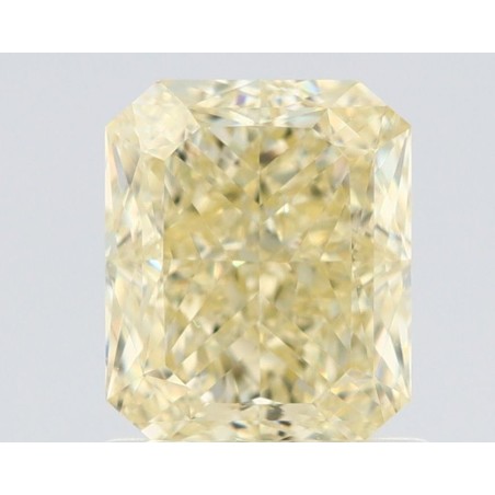 Diament o barwie fantazyjnej radiant, 1.28ct, VVS2, Fancy Light Yellow, GIA 7528014952