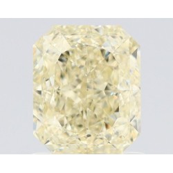 Diament o barwie fantazyjnej radiant, 1.29ct, VVS2, Fancy Light Yellow, GIA 5526316421