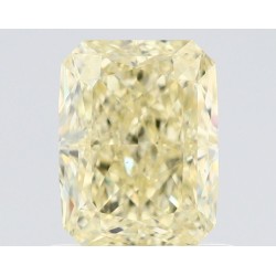 Diament o barwie fantazyjnej radiant, 1.02ct, VS2, Fancy Light Yellow, GIA 7512905211
