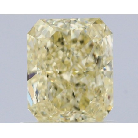 Diament o barwie fantazyjnej radiant, 1.04ct, VVS1, Fancy Light Yellow, GIA 1517706978