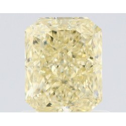 Diament o barwie fantazyjnej radiant, 1.01ct, VVS2, Fancy Light Yellow, GIA 5526418035